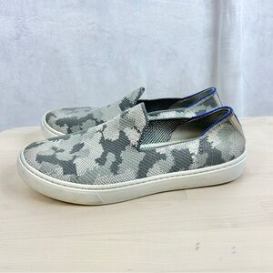 ROTHY'S Kids Camo Slip On Sneakers Grey Size‎ 4 Unisex